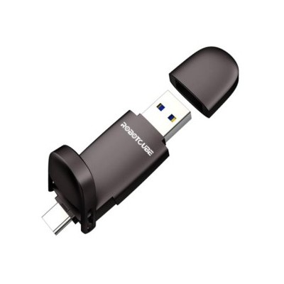 Memoria USB3.2 Gen2+Tipo-C Negra RobotCube