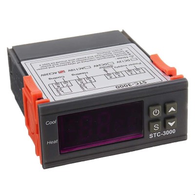 STC-3000 AC110-220V  Controlador de temperatura digital Interruptor de termostato de microcomputador