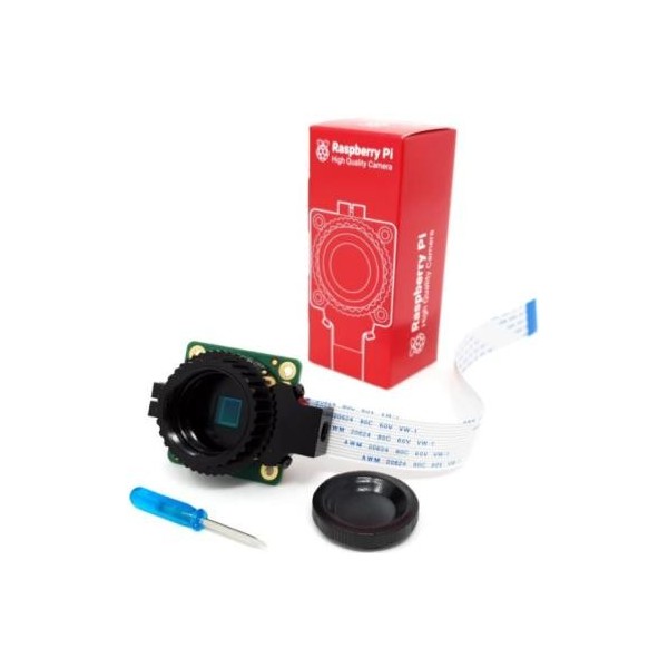 Cámara Raspberry Pi HQ con sensor IMX477 de 12,3 MP compatible con lentes C/CS